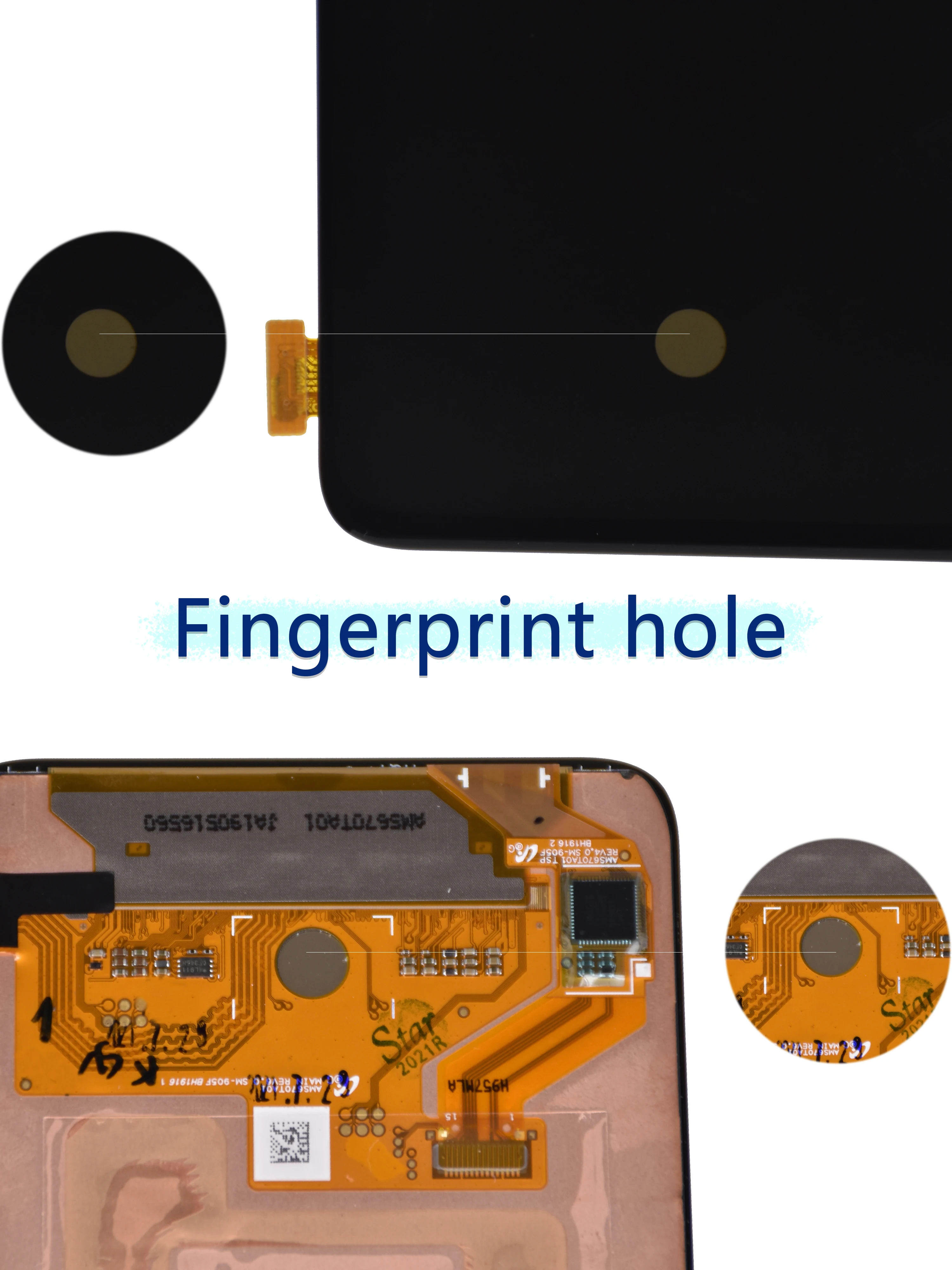 ЖК-дисплей AMOLED 6 7 дюйма для Samsung Galaxy A80 A805 SM-A805F A90 A905F сенсорный экран с дигитайзером