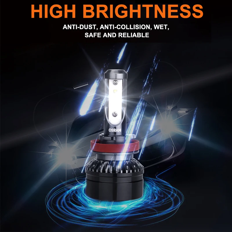 Лампа Ксеноновая Osram СВЕТОДИОДНЫЙ H7 светодиодный фар HB4 9006 9005 h11 h8 автомобильные