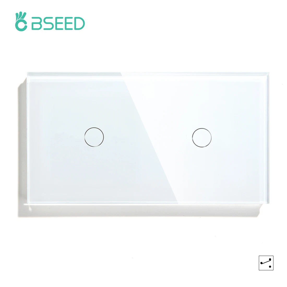 

Диммер сенсорный Bseed, двойной, 1 клавиша, 2 канала, стандарт ЕС, черный, белый, золотой, 3 цвета со стеклянной панелью 157 мм, диммер