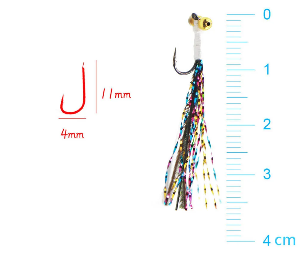 10 шт. рыболовная приманка мушка рыболовство метод нано Жук металлический карабин