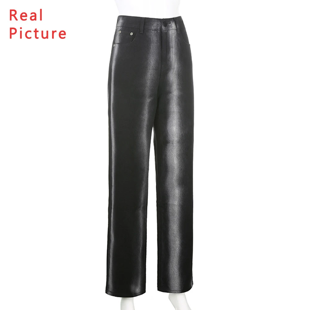 

Missnight Tie Dye Jeans Women High Waist Black Jeans Demin Pants Straight Wide Leg Streetwear Fall