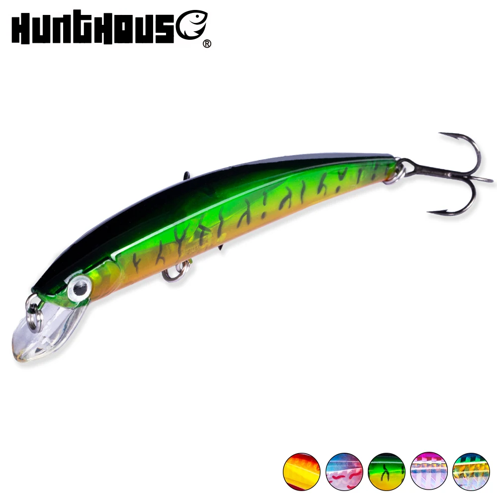 

Hunthouse Topwater Minnow Fishing Wobblers Floating Jerkbait Swim Hard Bait Crank 90mm 7.5g Saltwater For Trout Bass Fish Tackle