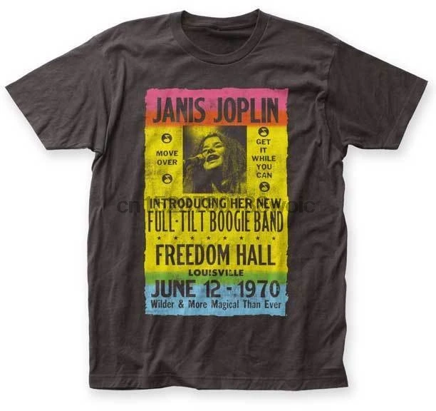 Футболка с изображением Дженис Джоплин Freedom Hall S M L XL 2XL новая официальная