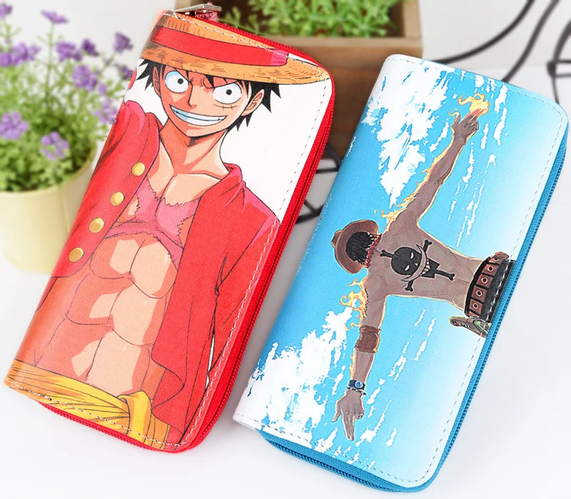 

Cosplay Cartoon Anime Wallet 3D Double-sided Printed Adult Kids PU zipper Long Wallte With Coin Pocket Card Holder Bags