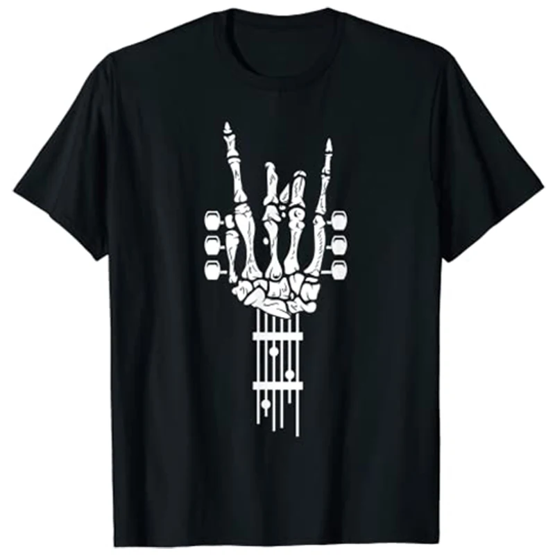 

Rock & Roll Skeleton Guitar Music Lover Gift T-Shirt Best Seller