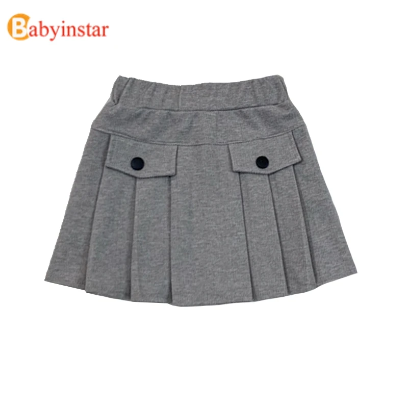 Babyinstar/юбки для девочек; Новинка г.; одежда для детей; юбка с высокой талией; одежда для малышей; осенне-зимняя детская юбка-пачка принцессы