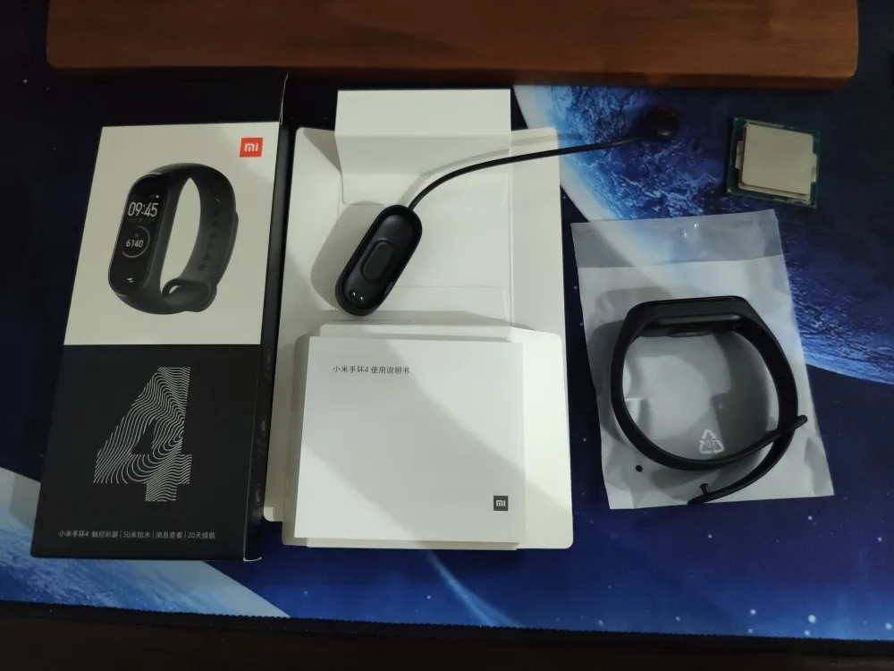 Xiaomi mi Band 4 Smart AMOLED цветной экран браслет пульсометр фитнес Bluetooth 5,0 50MSwim mi ng водонепроницаемый mi Band 4
