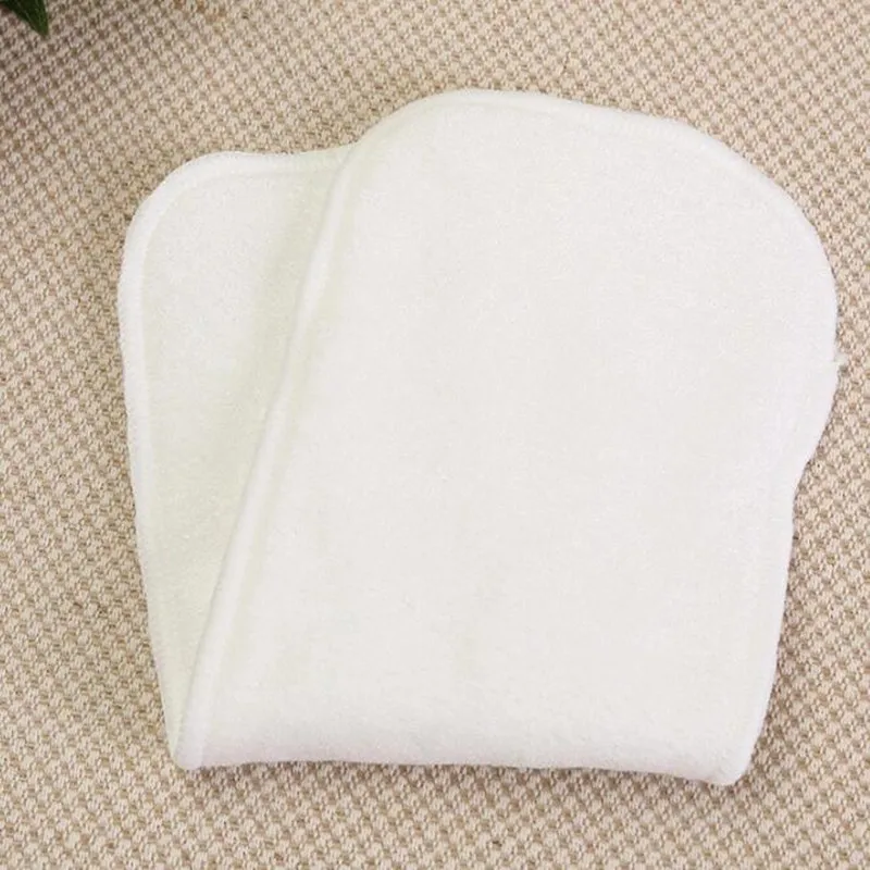 10 шт 4 слойные вставки из бамбука и микрофибры для детских тканевых подгузников