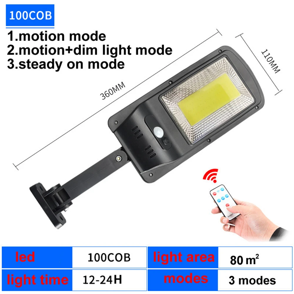 120LED светильник на солнечной батарее инфракрасный PIR датчик движения настенный