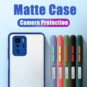 for xiaomi poco x3 gt case armor bumper frame matte camera protective case for xiaomi poco x3 gt cover for xiaomi poco x3 gt free global shipping