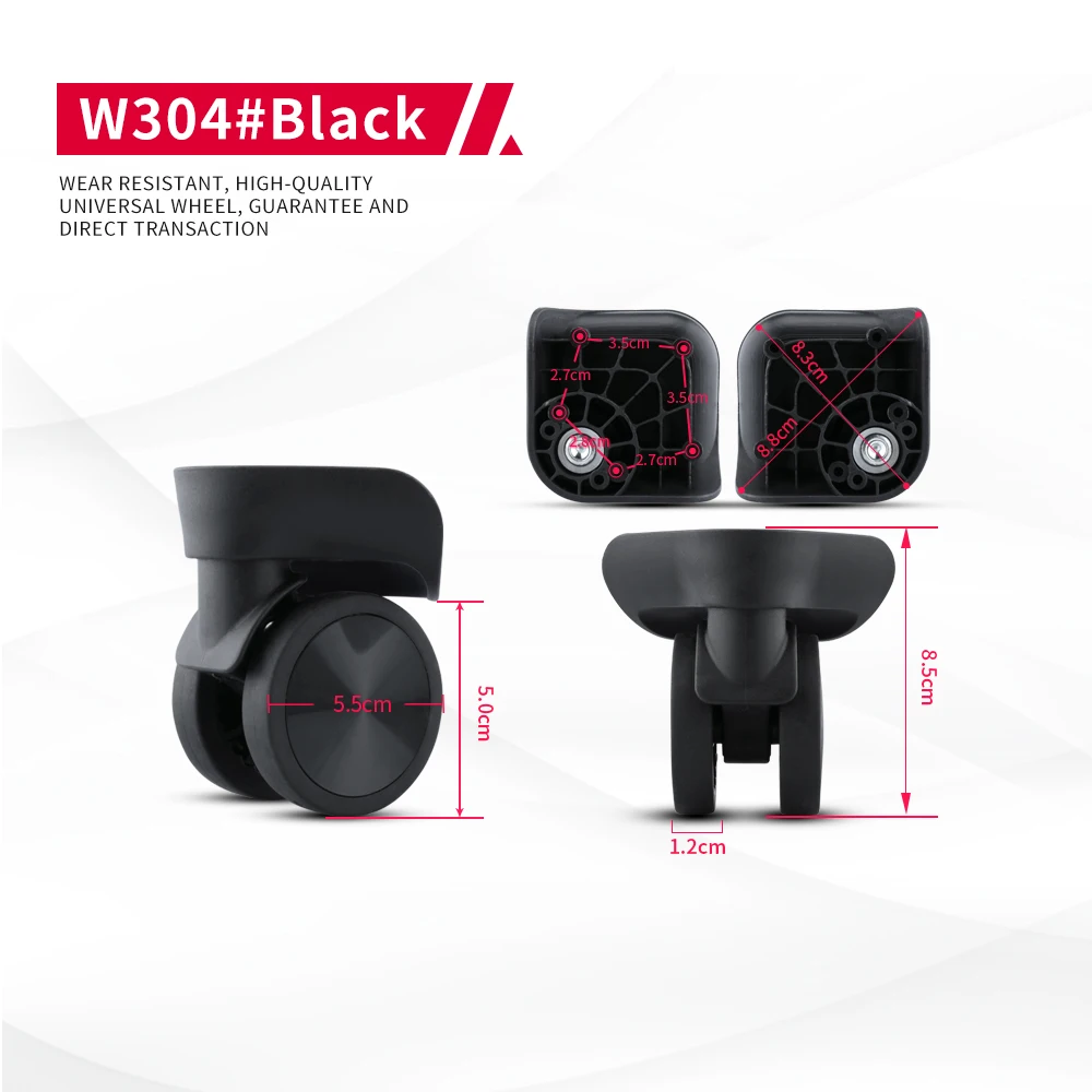 DILONG W304 Wheels for suitcases high-quality universal wheel trolley case repair parts luggage repair accessories rollers