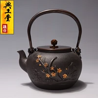 teapot kettle hot water teapot iron teapot stainless steel kettle office gift collection kung fu tea props