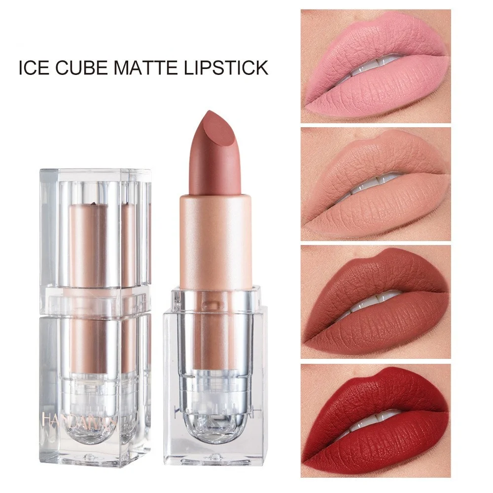 

12 Colors Matte Lipstick High Quality Moisturizing Waterproof Long Lasting Lip Sticks Sexy Fashion Red Lip Tint Makeup Cosmetics
