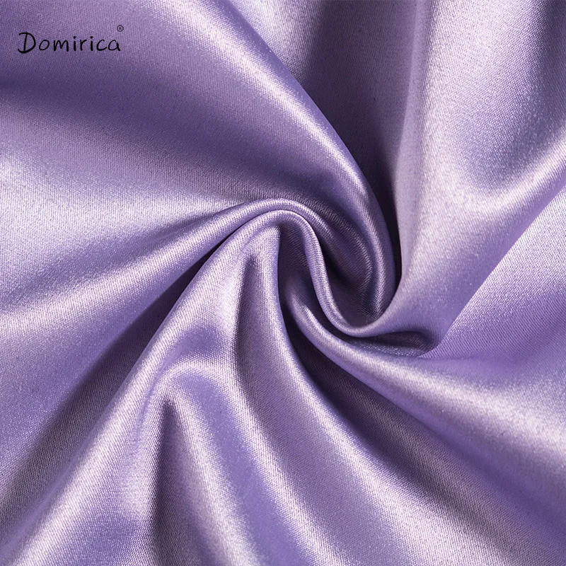 

DOMIRICA Bodycon Dress Women New Sexy V Neck Elegant Purple High Waist Mini Dress Fungus Sleeveless Dress New Summer Sundresses