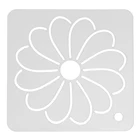 Трафареты для квилтинга с цветочным рисунком, пластиковые Шаблоны для вышивки, для шитья и рукоделия, 2 шт.