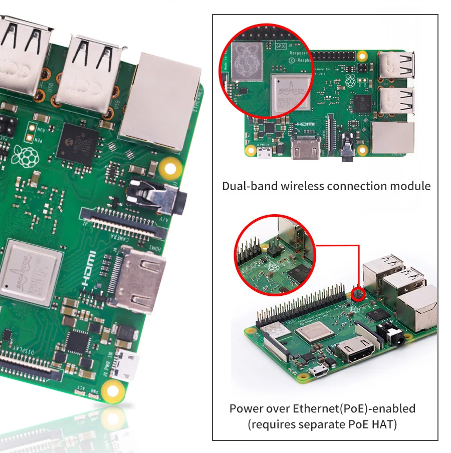 ICEasy Raspberry Pi 3 Model B + (плюс) Motherboard1.4GHz Quad Core 64 разрядный процессор Wi Fi Bluetooth и USB Порты