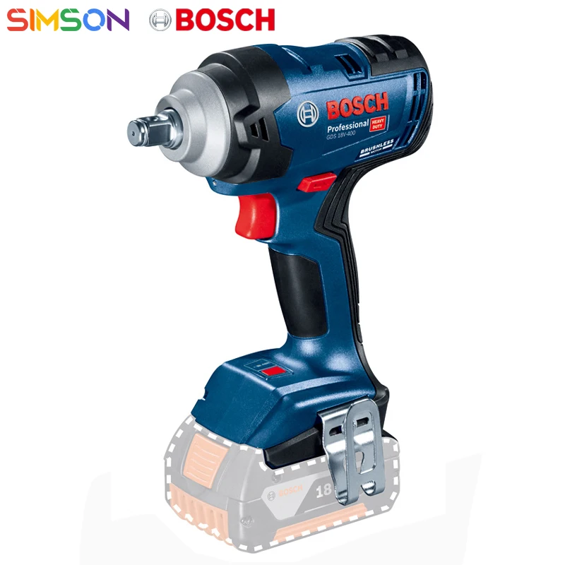Bosch GDS 18v-400 бесщеточный литиевый ударный гайковерт 400 нм искусственный