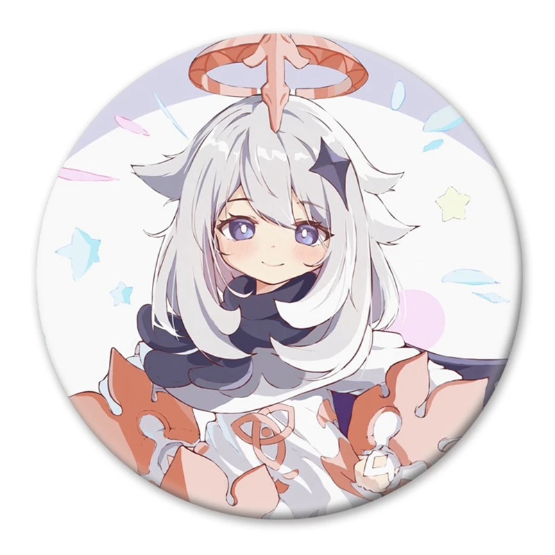 Anime Genshin Impact бейдж Брошь на булавке Косплей Мона альбедо джинс ганнилдр Лиза