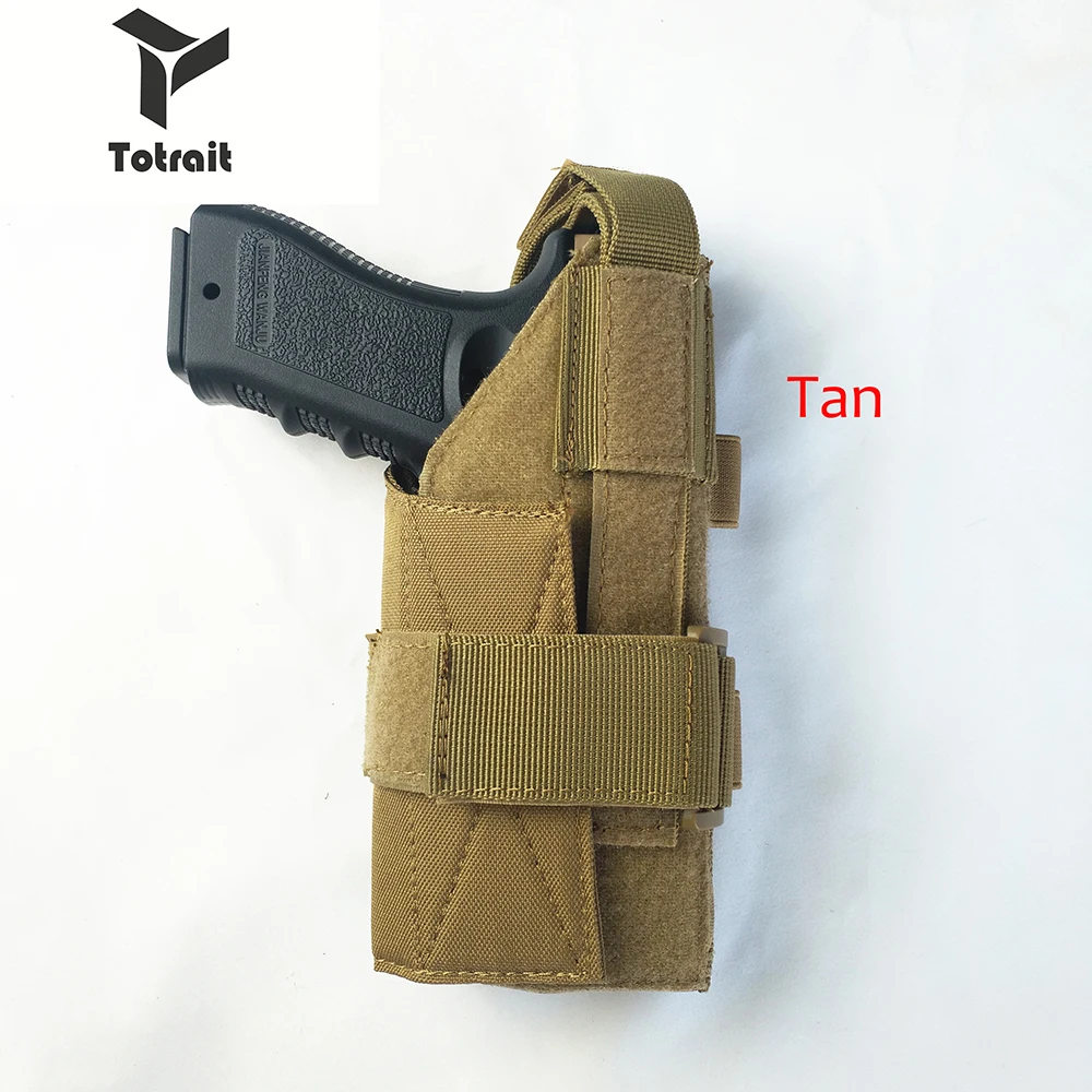 Tan Totrait тактический пистолет кобура Glock серии molle модульный ремень кобура Tornado нейлоновый чехол для правшей шутеров - Цвет: Tan
