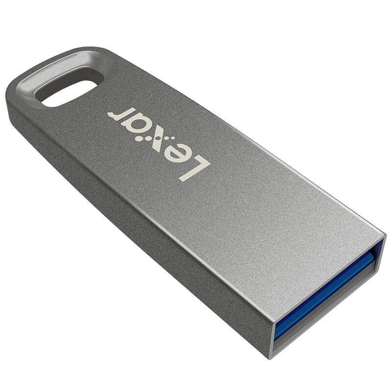 Lexar M45 флеш-накопитель USB 3,0, объемом памяти 32 Гб или 64 Гб Высокое Скорость до 100 МБ/с. металлический флэш-накопитель U Stick 128 ГБ мини Бизнес серебристого металла USB