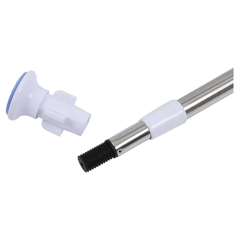 

Stainless Steel Round Head Extendable Telescopic Tension Shower Curtain Rods 70-120cm