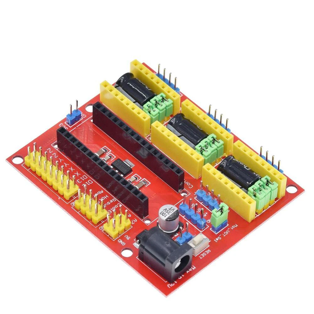 Новый ЧПУ Щит V4 гравировальный станок/3D принтер/A4988 Плата расширения драйвера для