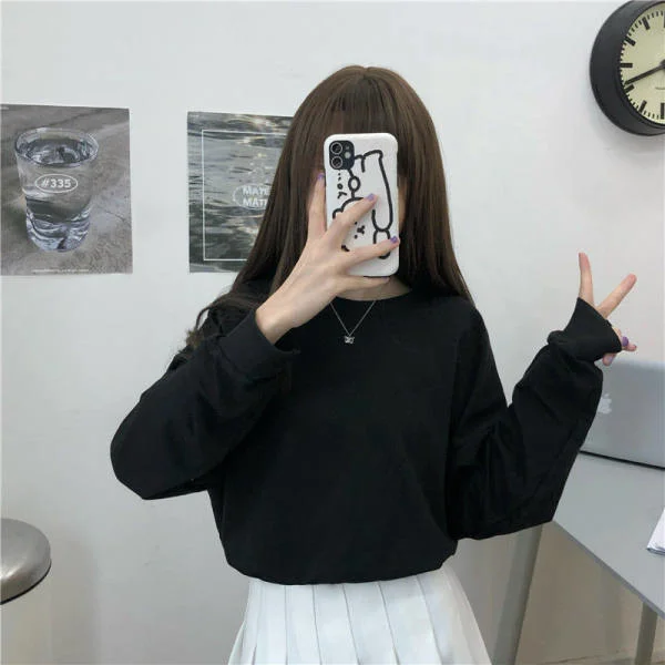 

Autumn Korean Style 2021 New Loose Short Design
