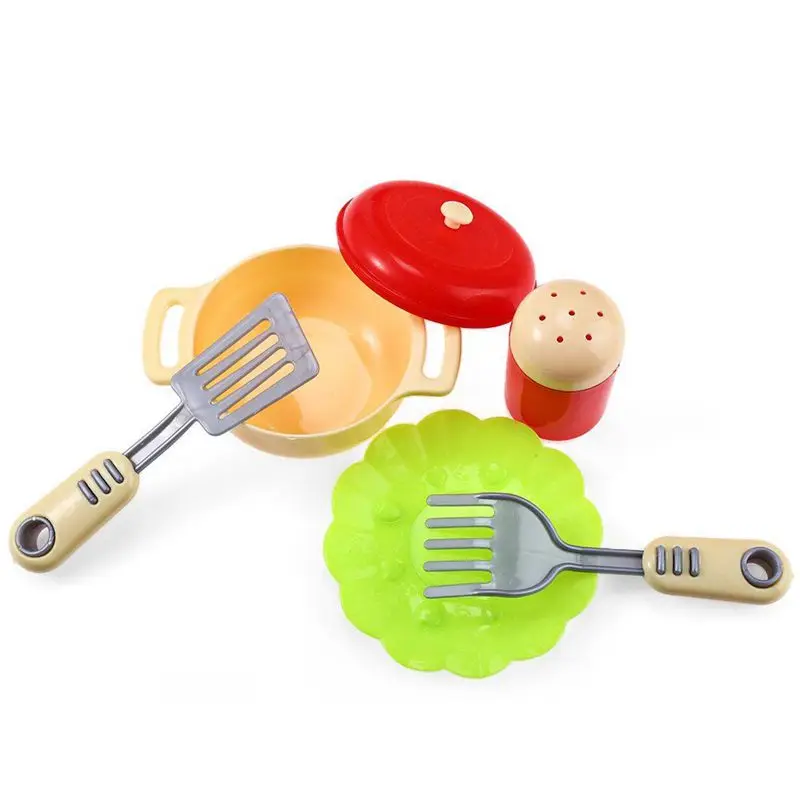 

Children Kids Cooking Pretend Role Play Toy Cooker Set Light Sound Red