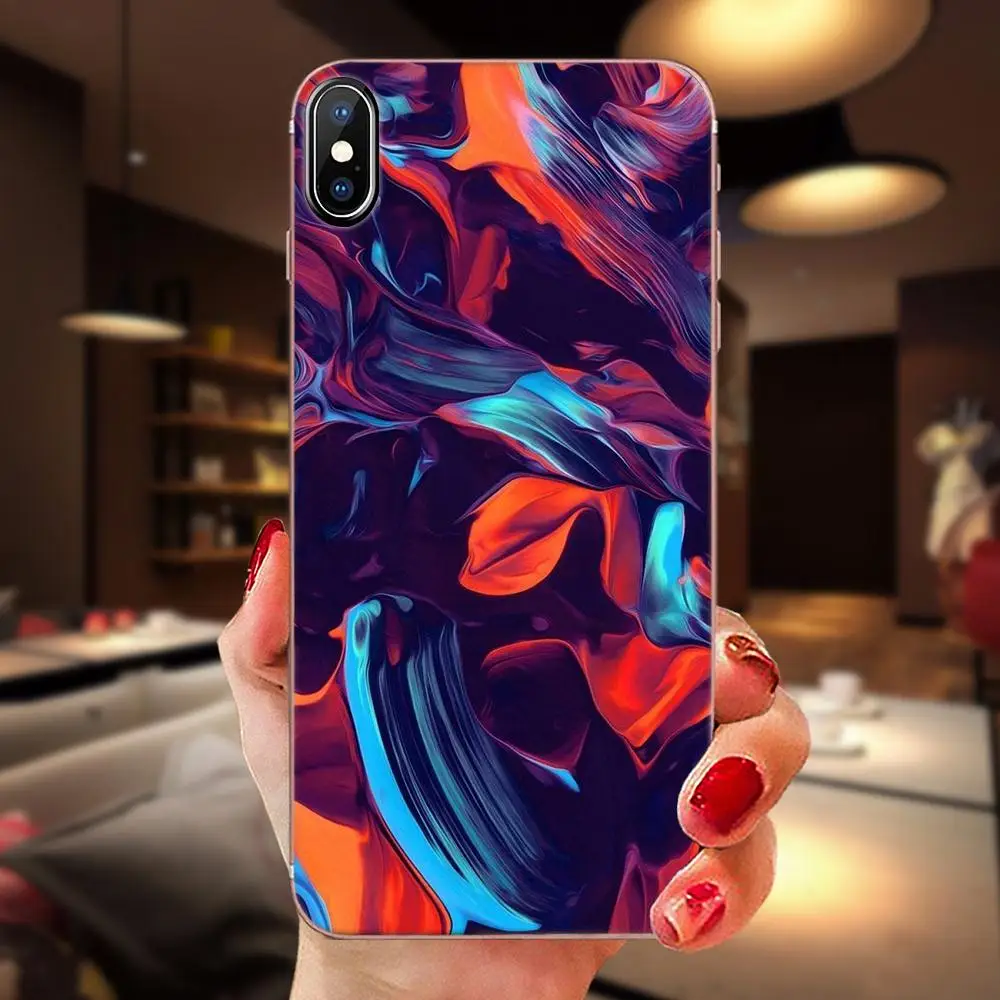 Силиконовый чехол с текстурой кристаллов серого и белого цвета для huawei P7 P8 P9 P10 P20