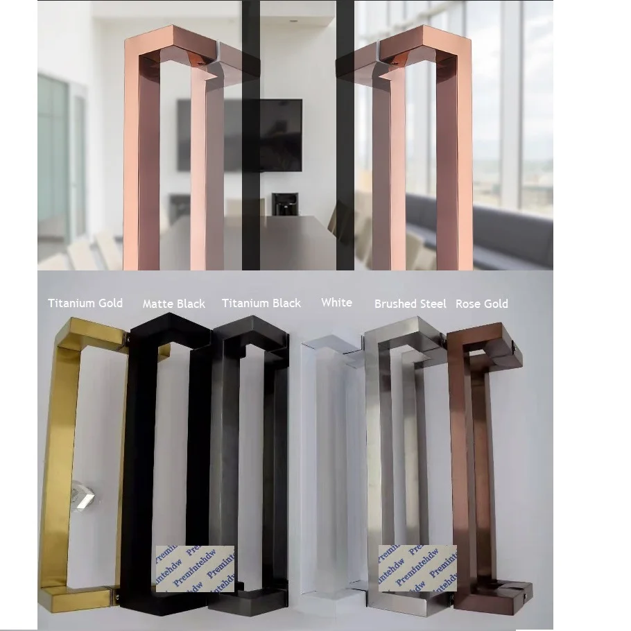 CC400MM прямоугольная труба из нержавеющей стали современная задняя стеклянная