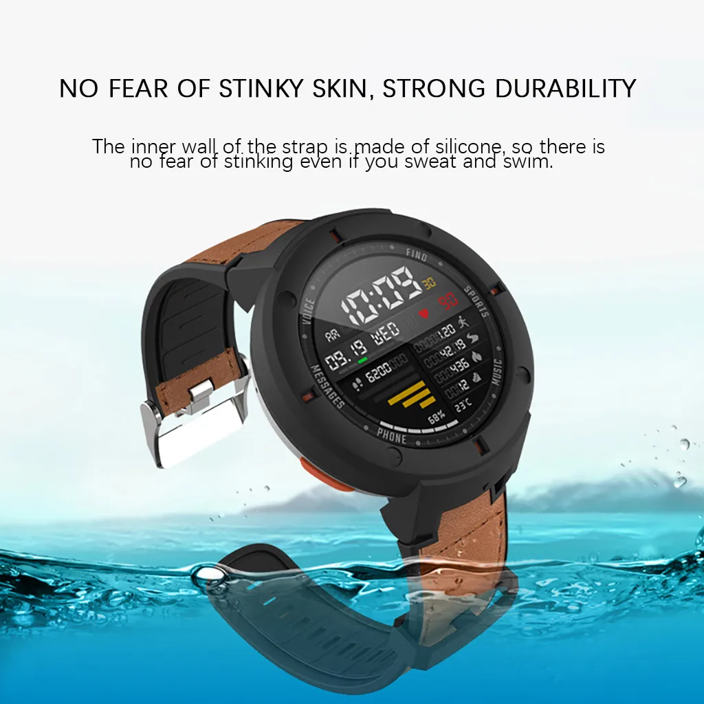 Спортивные силиконовые часы браслет ремешок для Xiaomi Huami Amazfit Verge Молодежные часы умные часы долговечные аксессуары#731