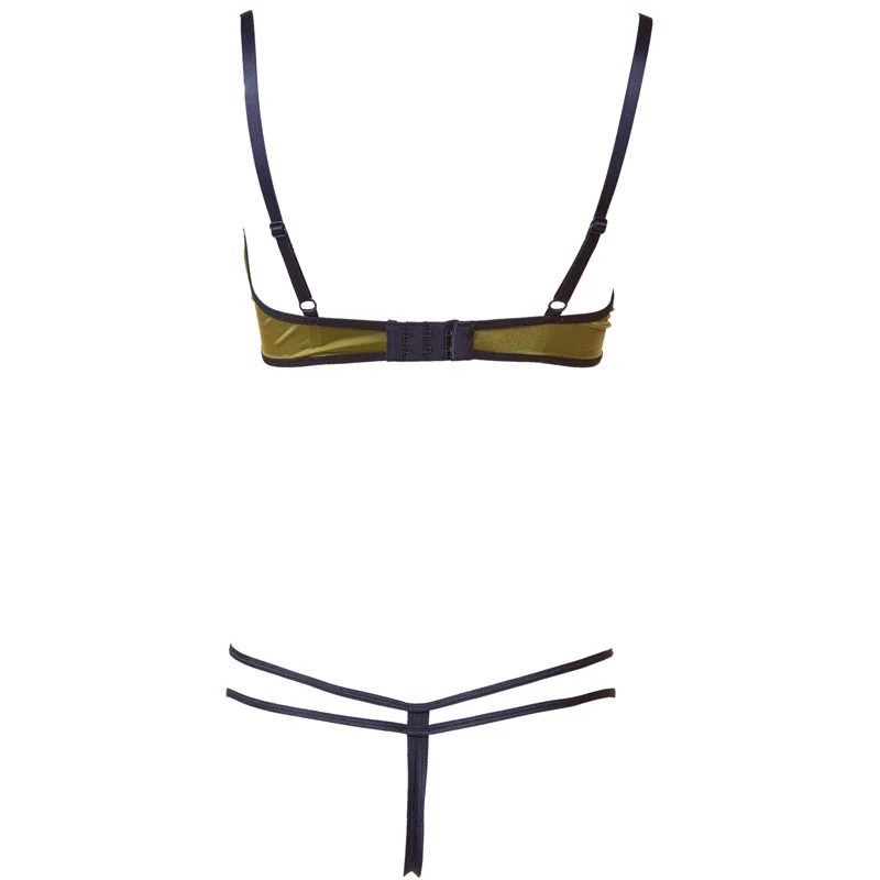 Комплект женского нижнего белья с открытой грудью и промежностью|Комплекты