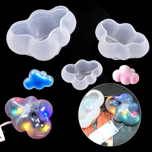 1 шт., новинка, 3 размера, облачная силиконовая УФ-форма, силиконовая УФ-полимерная форма для ювелирных изделий, ожерелья, DIY, подвесные формы