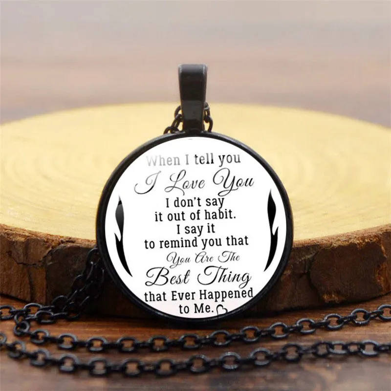 Винтажное круглое ожерелье с подвеской из сплава и стекла классическое