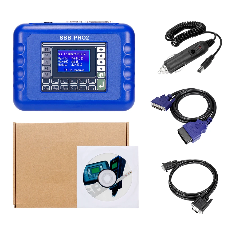 Программатор ключей SBB PRO2 OBD2 поддержка новых автомобилей до 2017 обновление V48.88 V46.02