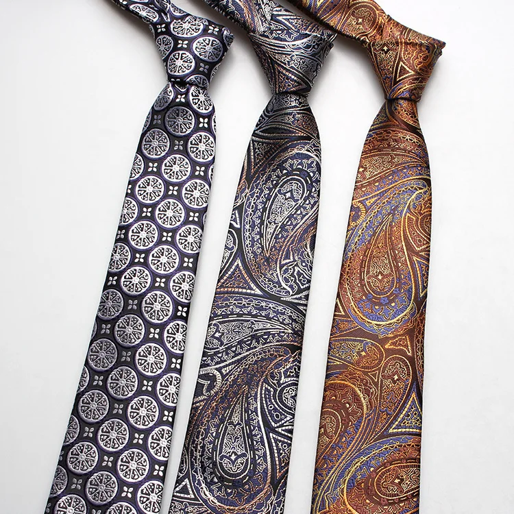 Linbaiway винтажный галстук с узором жаккардовый для мужского костюма деловые