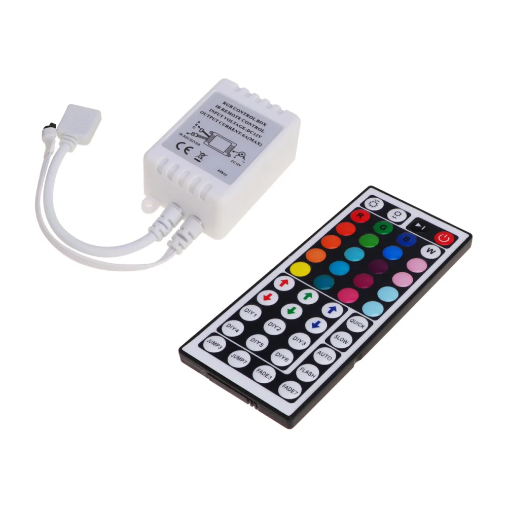 

1 Set 12V LED RGB DC Infrared 44 Button Mini Light Strip Light Use Controller