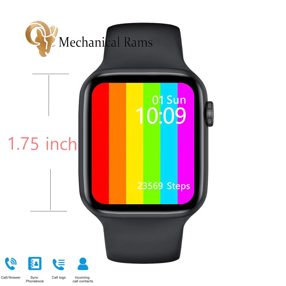 MR 1 75 дюймов IPS экран ECG Bluetooth Вызов Смарт часы для мужчин и женщин iwo w26 smartwatch лучше