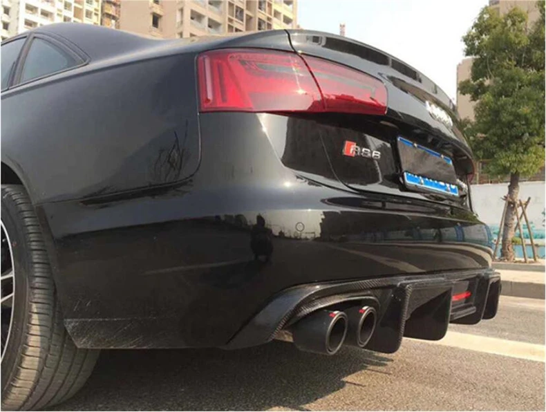 Задний спойлер из углеродного волокна для Audi A6 S6 C7 2012-2015 высококачественный