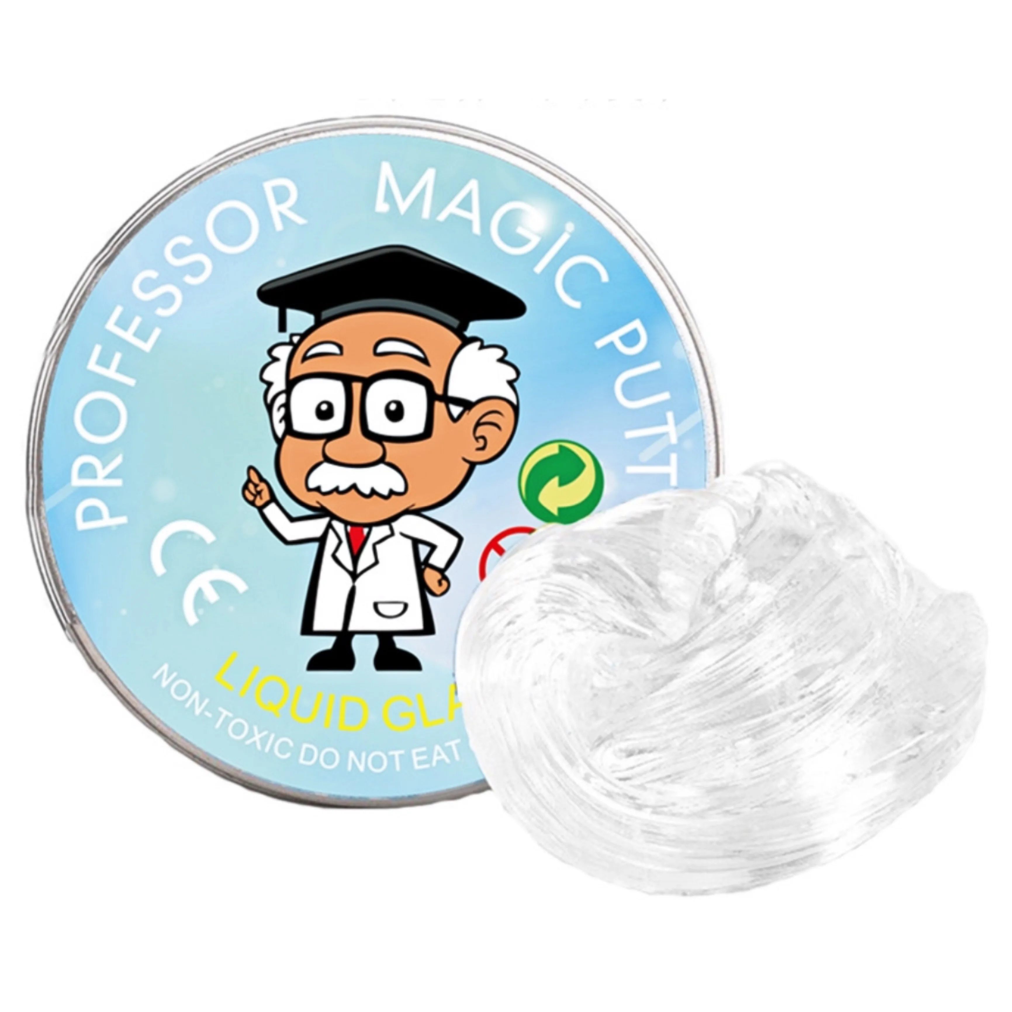 Прозрачный слайм игрушки Кристальный клей для пушистой шпатлевки светлая