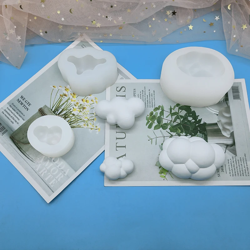 3D Силиконовая форма в форме облака для шоколада мусса помадки льда кубика