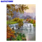 Набор для рисования по номерам на холсте водопад, 60 х75 см