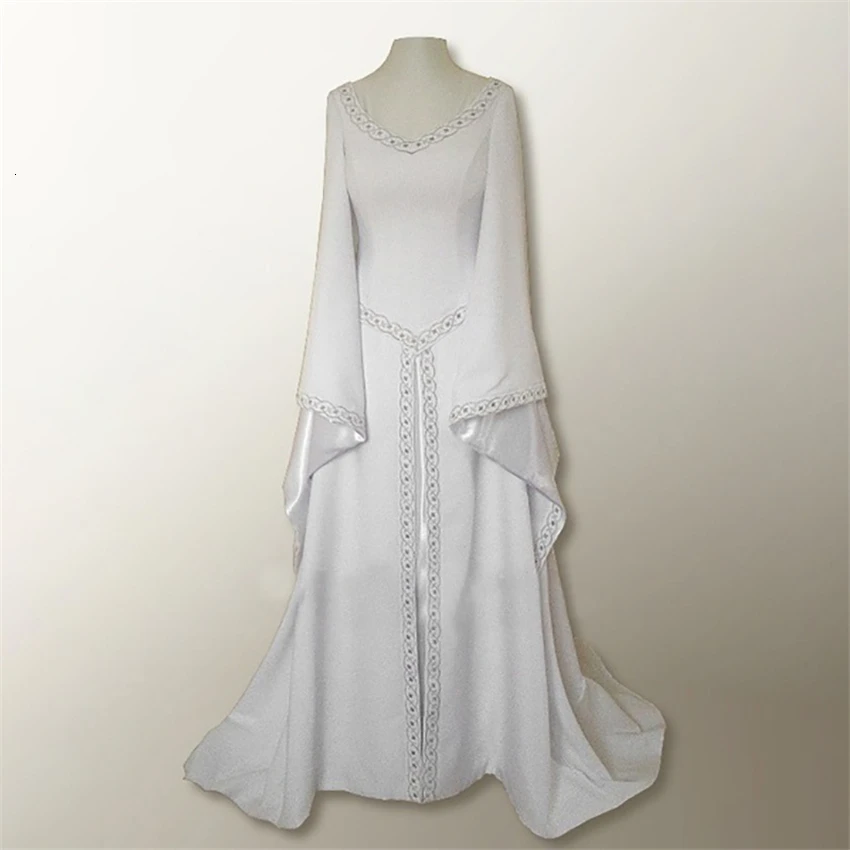 Женское длинное платье средней длины традиционное 18 века для косплея в