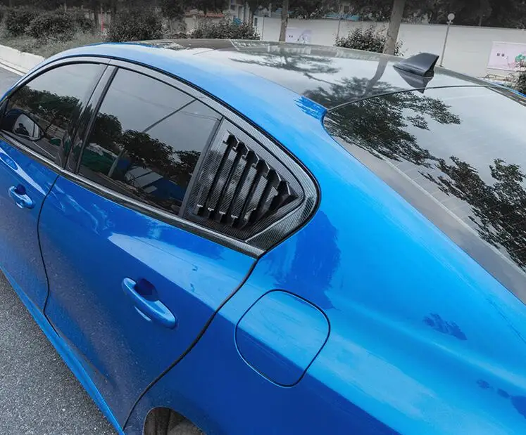 Для FORD Focus 2019 2020 Седан ABS затемнения для задних дверей и окон жалюзи рама оконный
