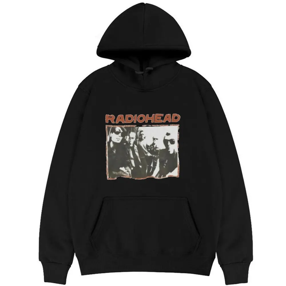 

Radiohead Print Hoodie Men Women Fashion Sweatshirt Thom YorkeEnglish Rock Band Streetwear Alternative RockIndie Rock Hoodies
