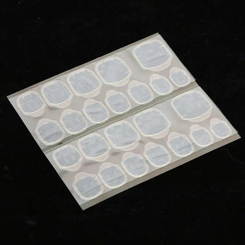 

Fake Nail Tape 30 Sheet Nail Art Fake Nail Adhesive Tabs Waterproof DoubleSided Nail Tape for Home Salon Nail Art Adhesive