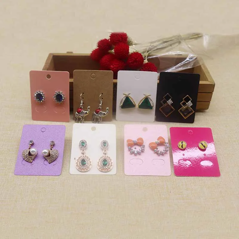 50 шт. 50x65мм серьги-карты для сережек в горошек карты 2 пары или более пар |