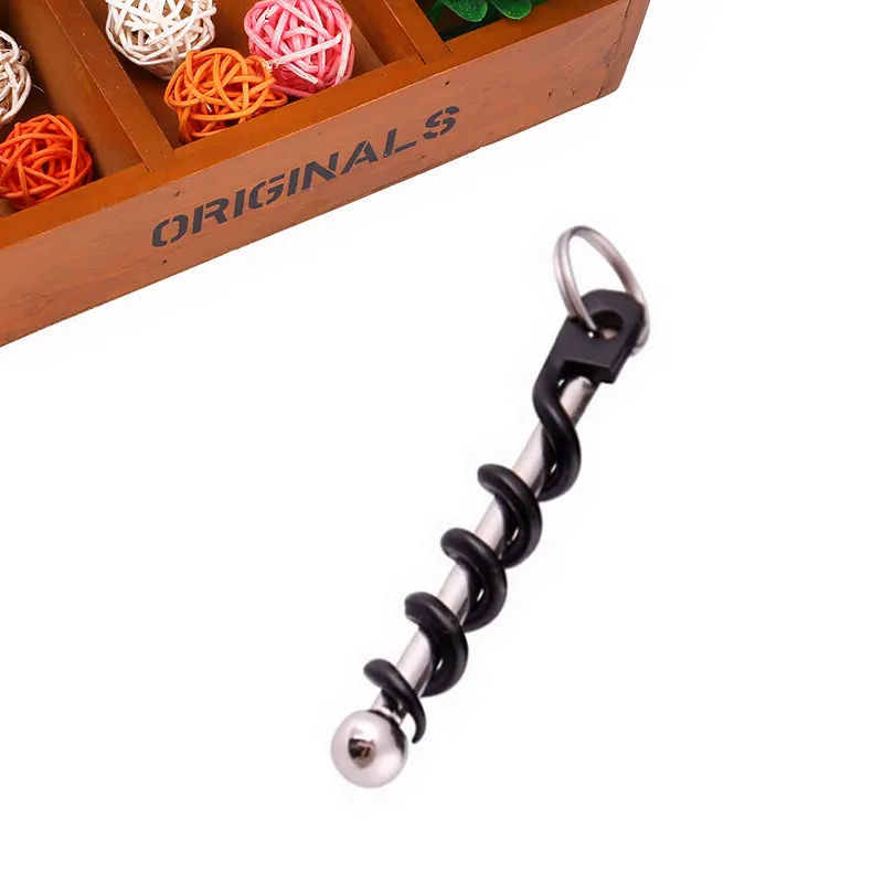 EDC нержавеющая сталь штопор Красное вино открывалка для бутылок аварийный брелок