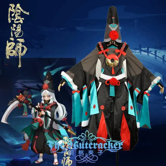 

Game Onmyoji Shikigami Kimono Cosplay Costume Coat+Pants+Hat+Gloves