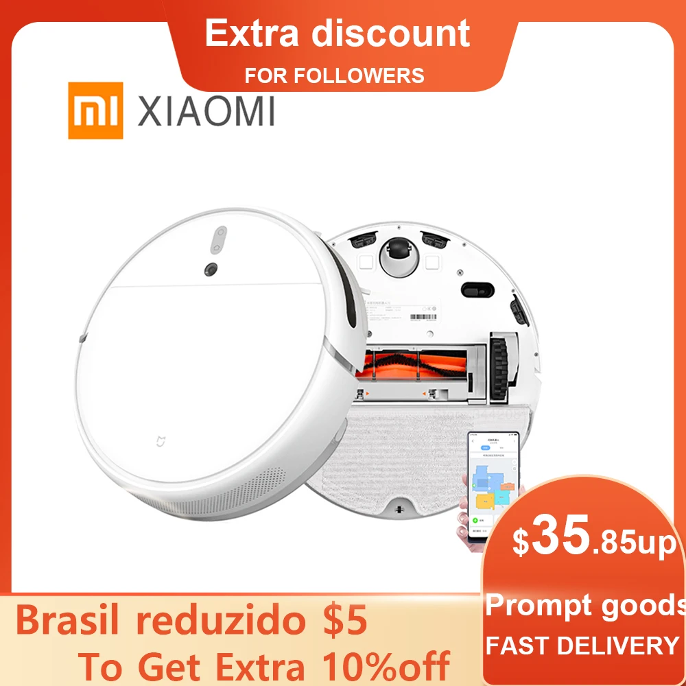 Робот-пылесос XIAOMI MIJIA 1C для дома, 2500 па, циклонное всасывание, Wi-Fi